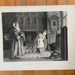 Woodcut Engraving, Antique Art Print, Vintage Art, Escosura and Smith